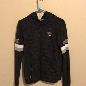Victoria’s Secret PINK grey hooded sweatshirt